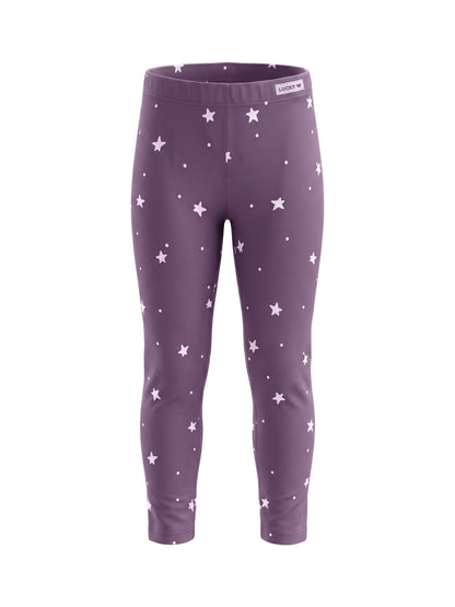 Plum Stars | Podstavljene tajice za djevojčice