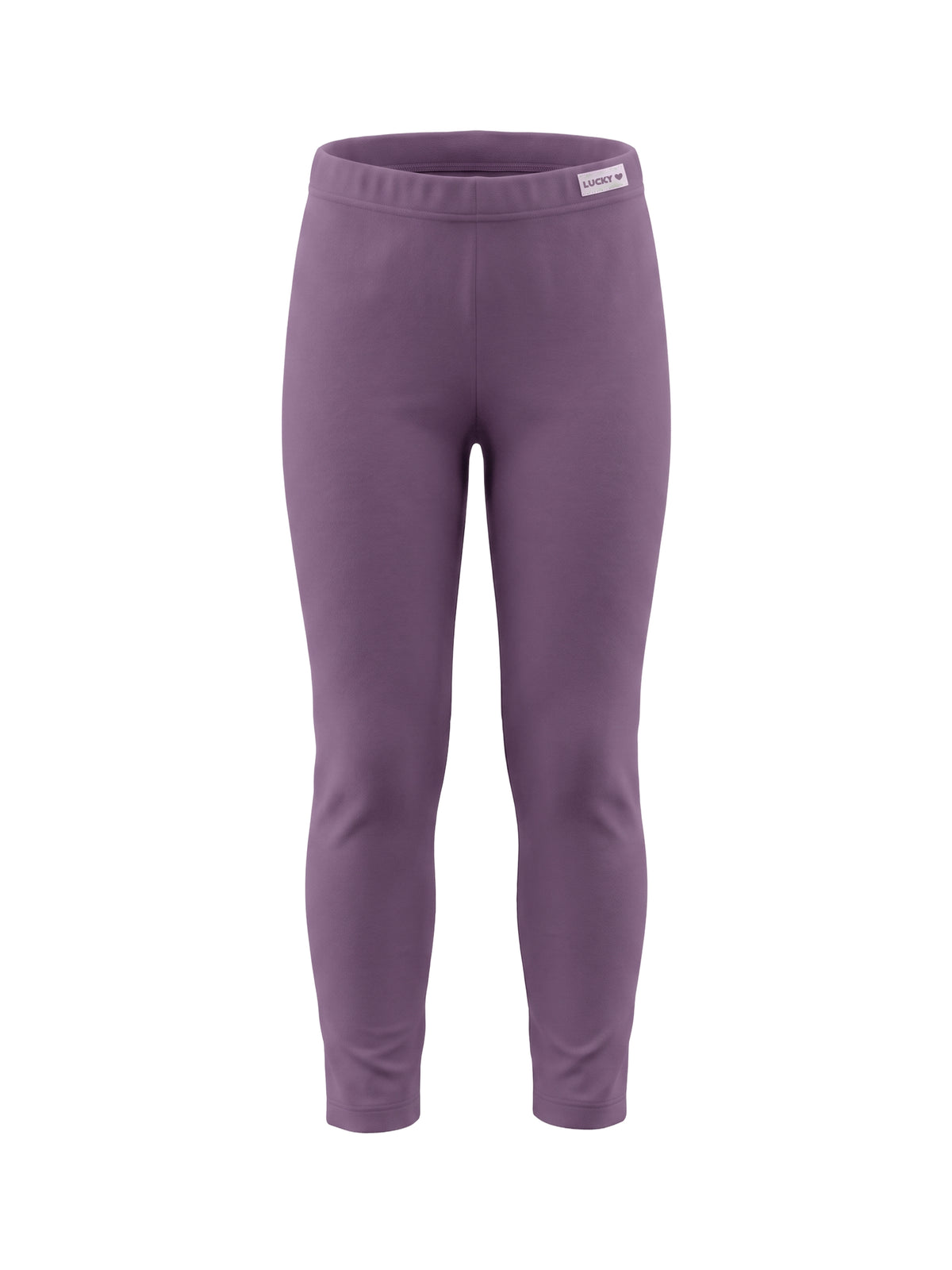 Plum Solid | Podstavljene tajice za djevojčice