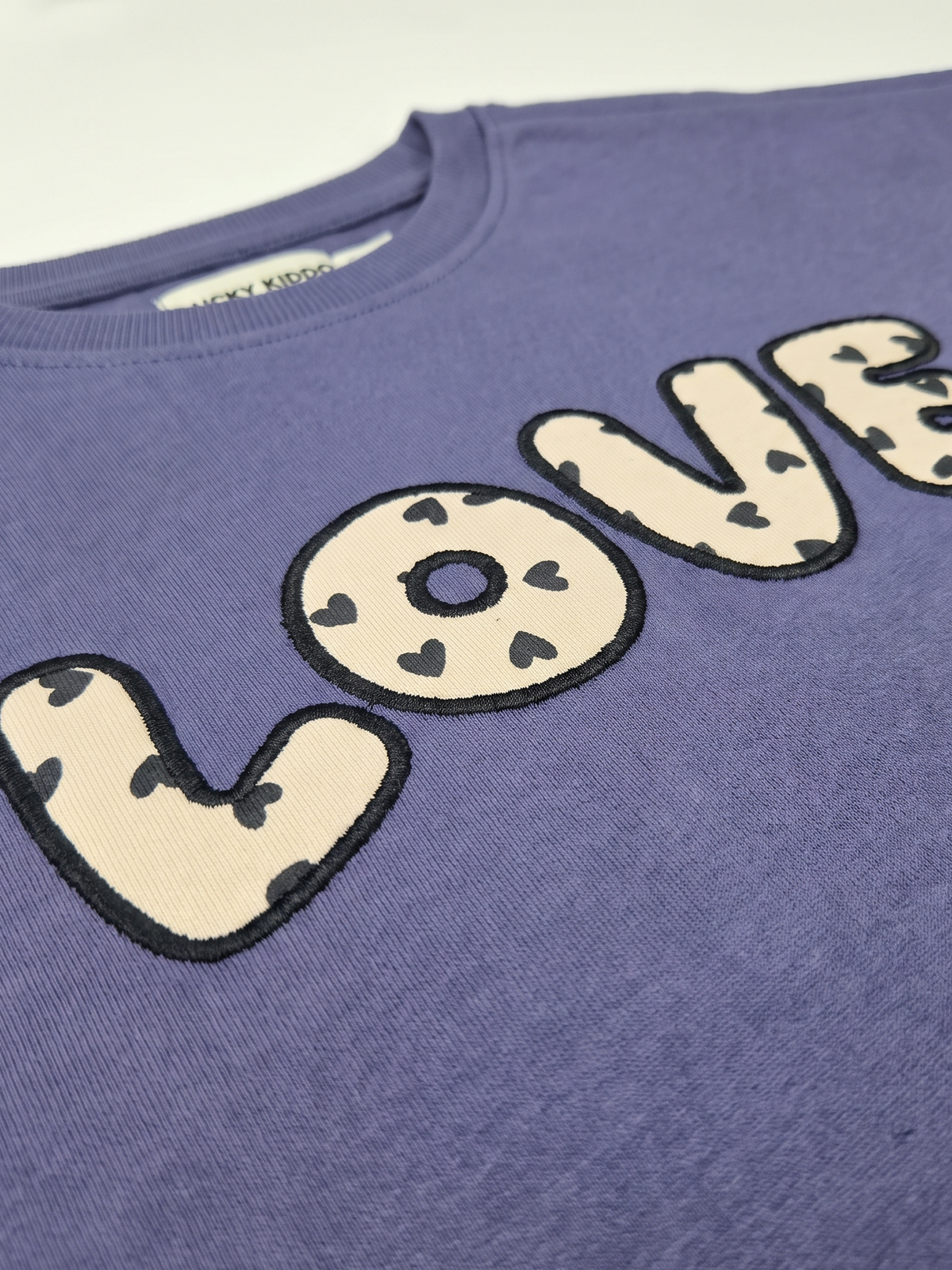 Sweetheart Crop | Podstavljeni pulover za djevojčice - opušteni kroj