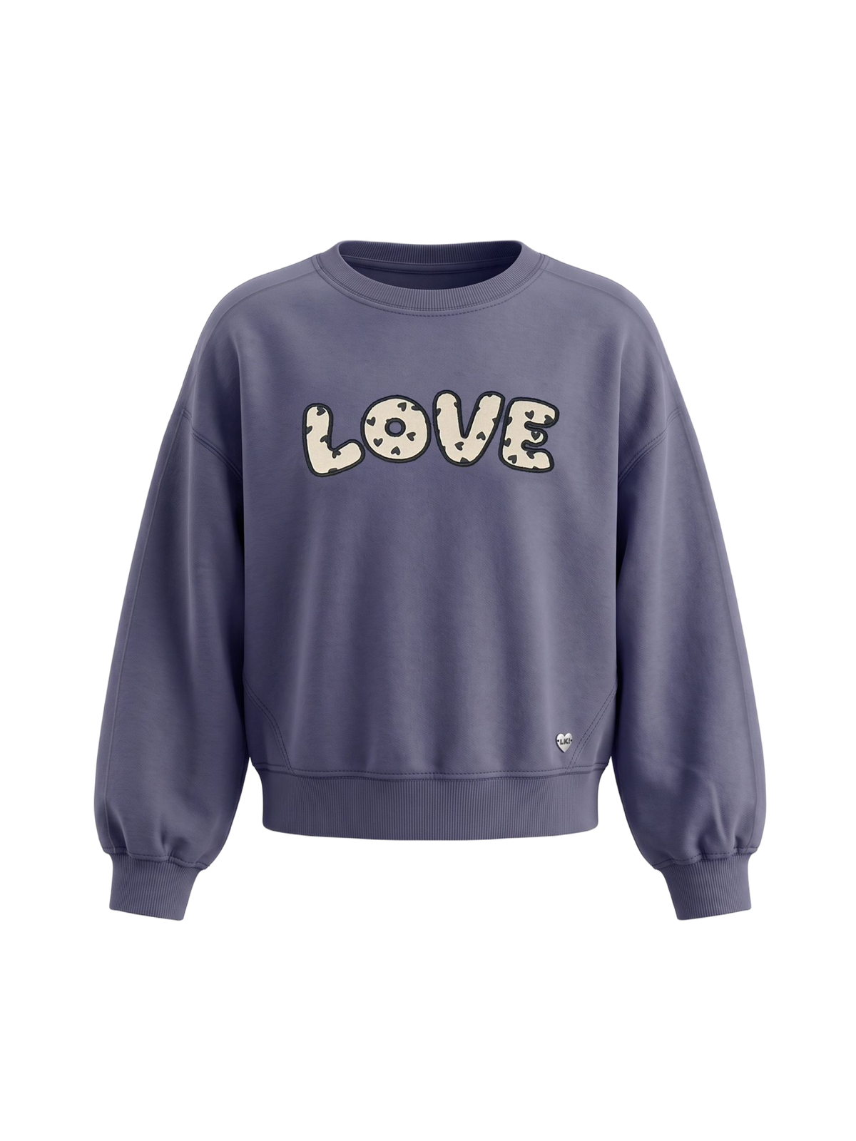 Sweetheart Crop | Podstavljeni pulover za djevojčice - opušteni kroj
