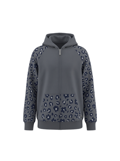 Leo Bloom Zip | Jakna s kapuljačom za djevojčice - klasični kroj