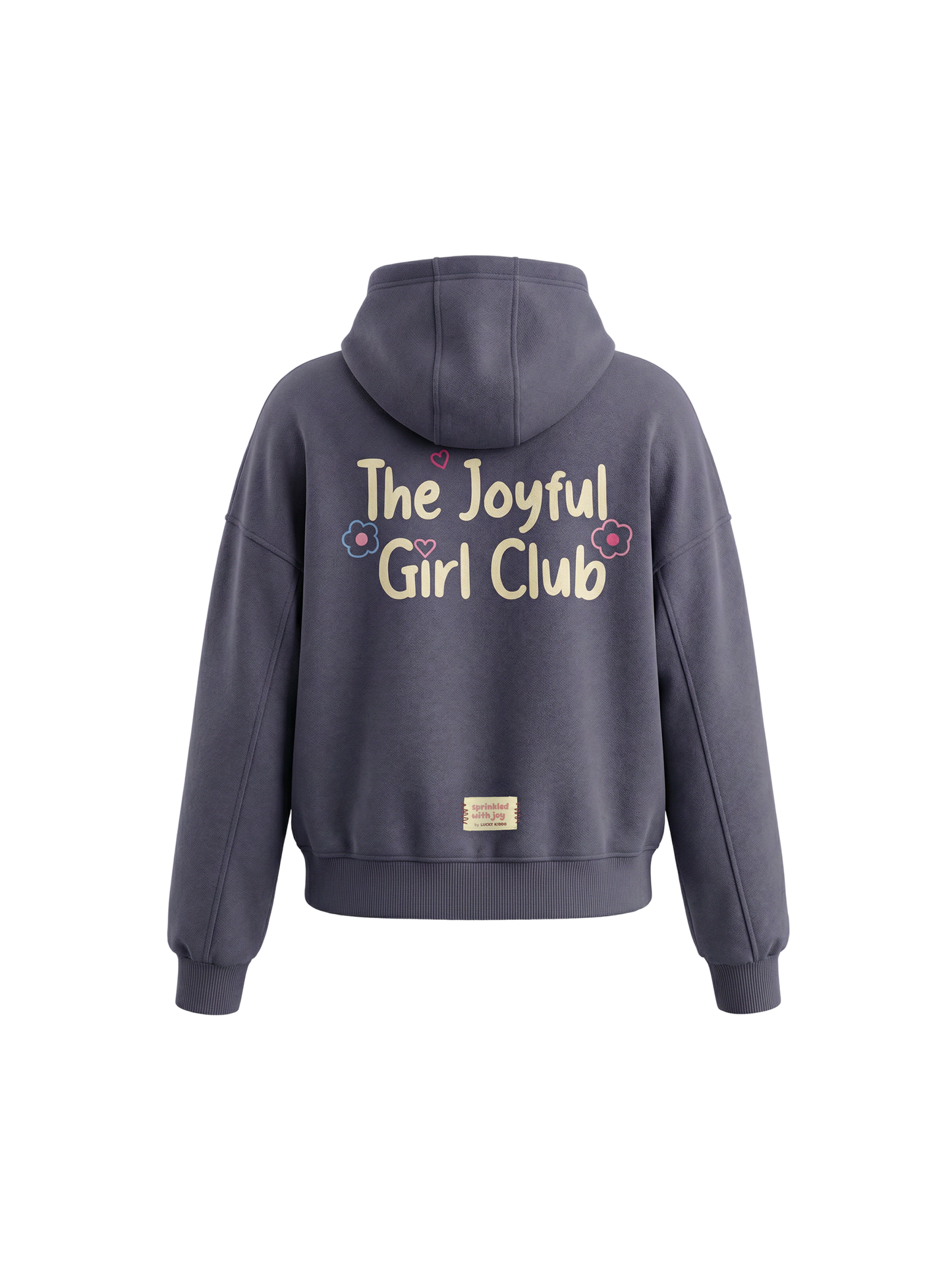 Heron Joyful Club | Podstavljena jakna s kapuljačom za djevojčice - oversized kroj