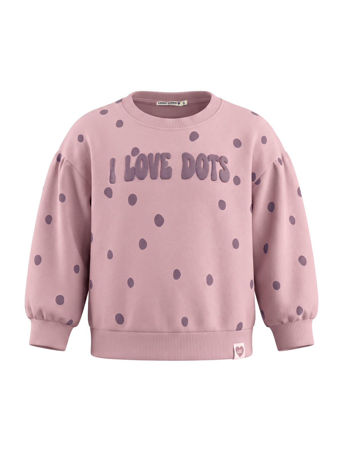 Rose Dots | Pulover za djevojčice - opušteni kroj