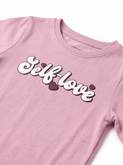 Pink Self Love | Majica dugih rukava za djevojčice