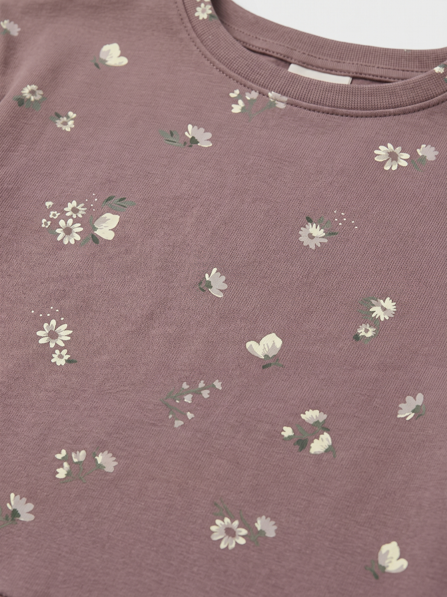 Mauve Bloom | Majica dugih rukava za djevojčice - opušteni kroj