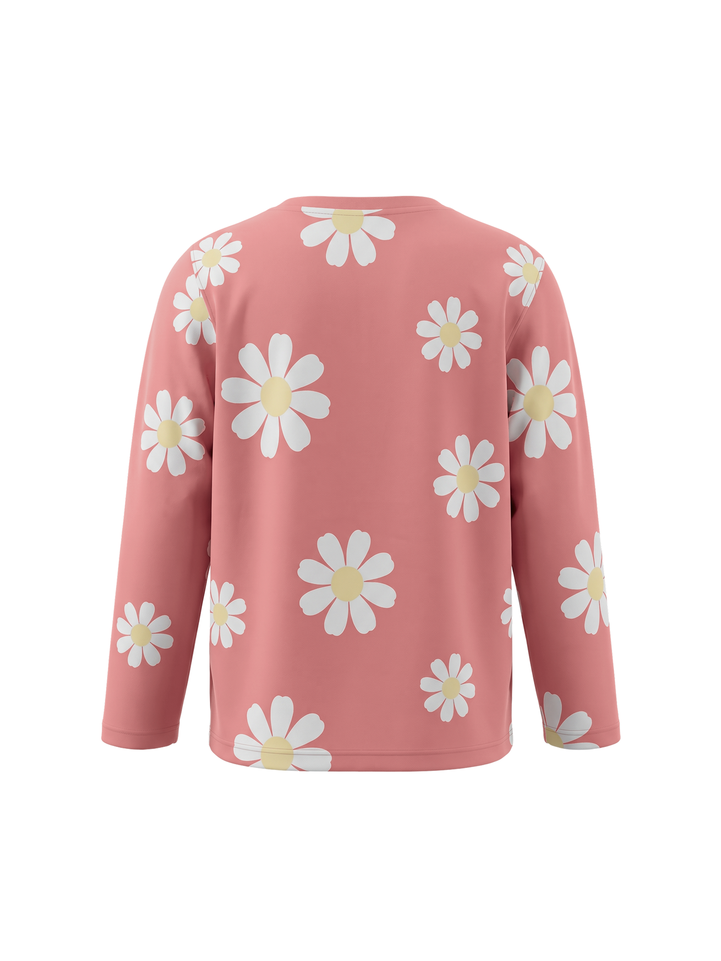 Peach Daisy Field | Majica dugih rukava za djevojčice - opušteni kroj