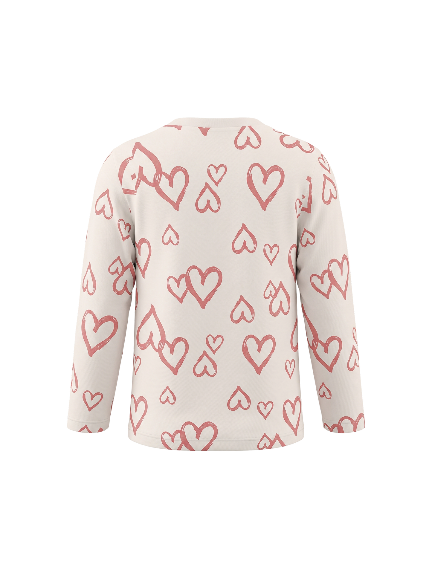 White Hearts Club | Majica dugih rukava za djevojčice - klasični kroj