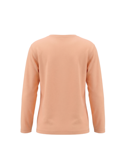 Orange Self Love | Majica dugih rukava za djevojčice - opušteni kroj