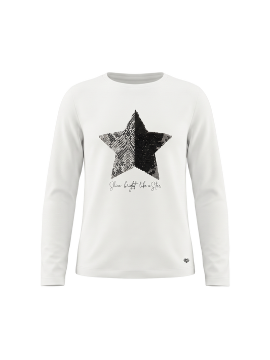 Shine Star | Majica dugih rukava za djevojčice - klasični kroj