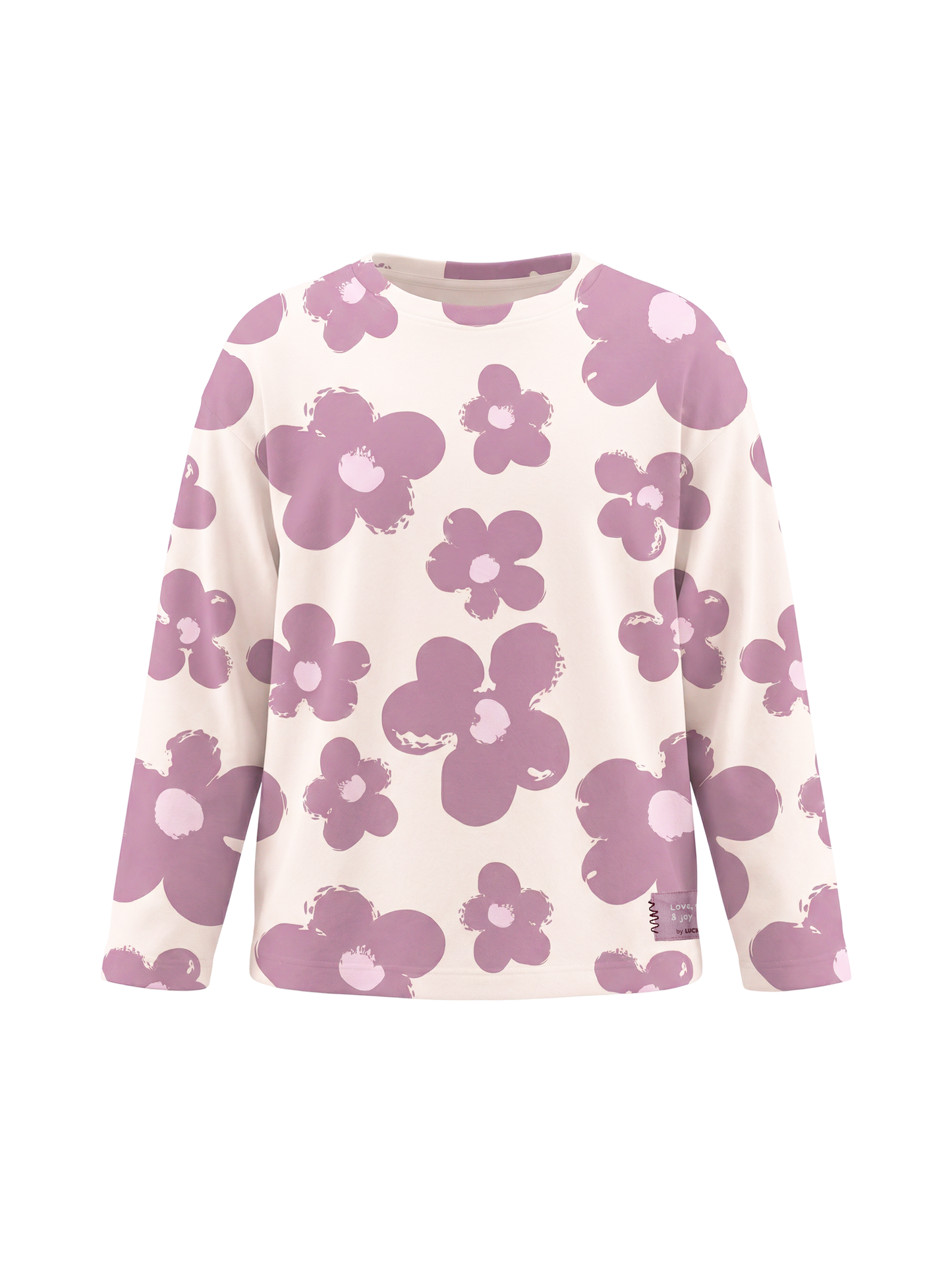 White Blossom | Majica dugih rukava za djevojčice - opušteni kroj