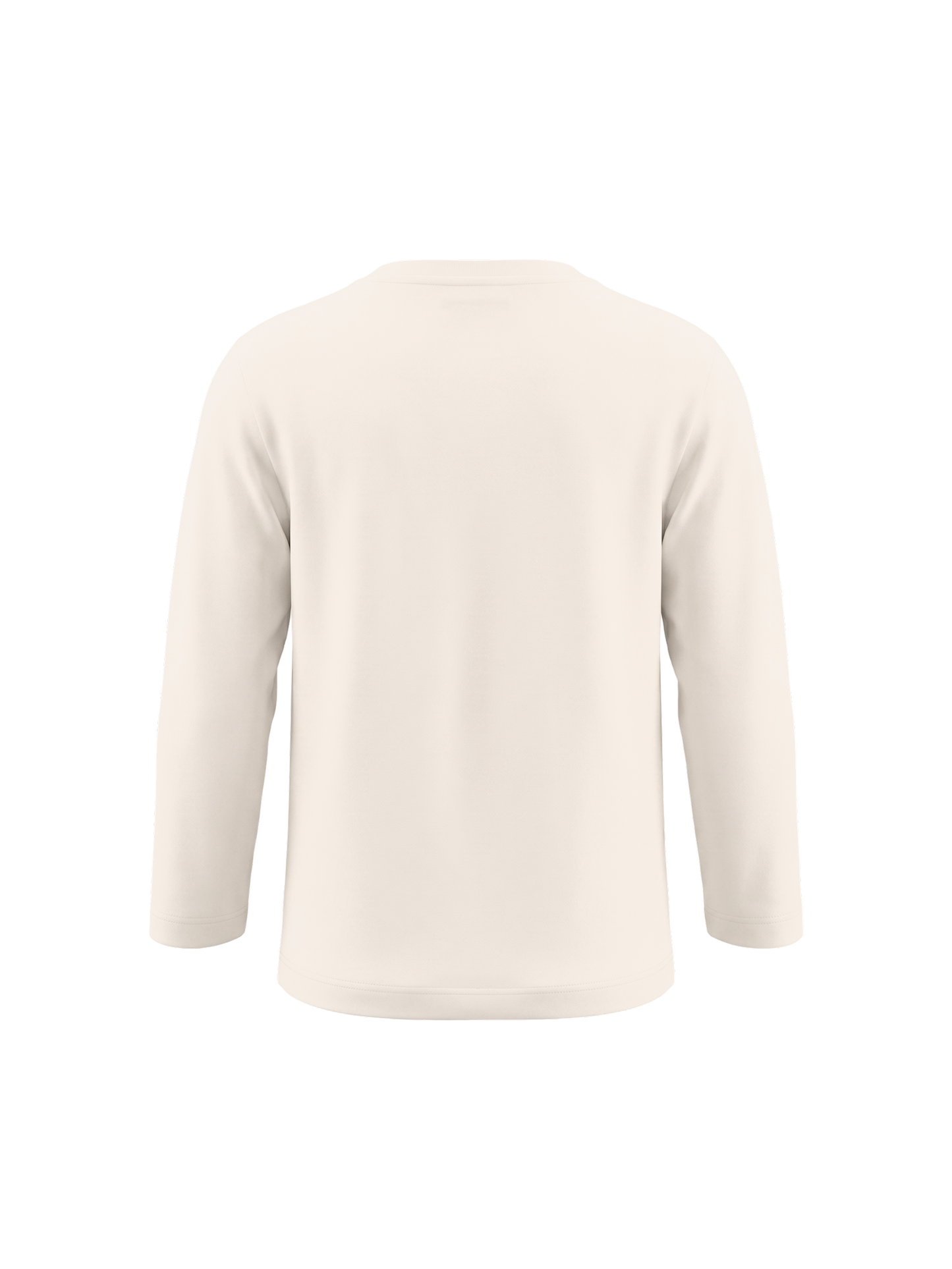 White Lazy Teddy | Majica dugih rukava za djevojčice - opušteni kroj