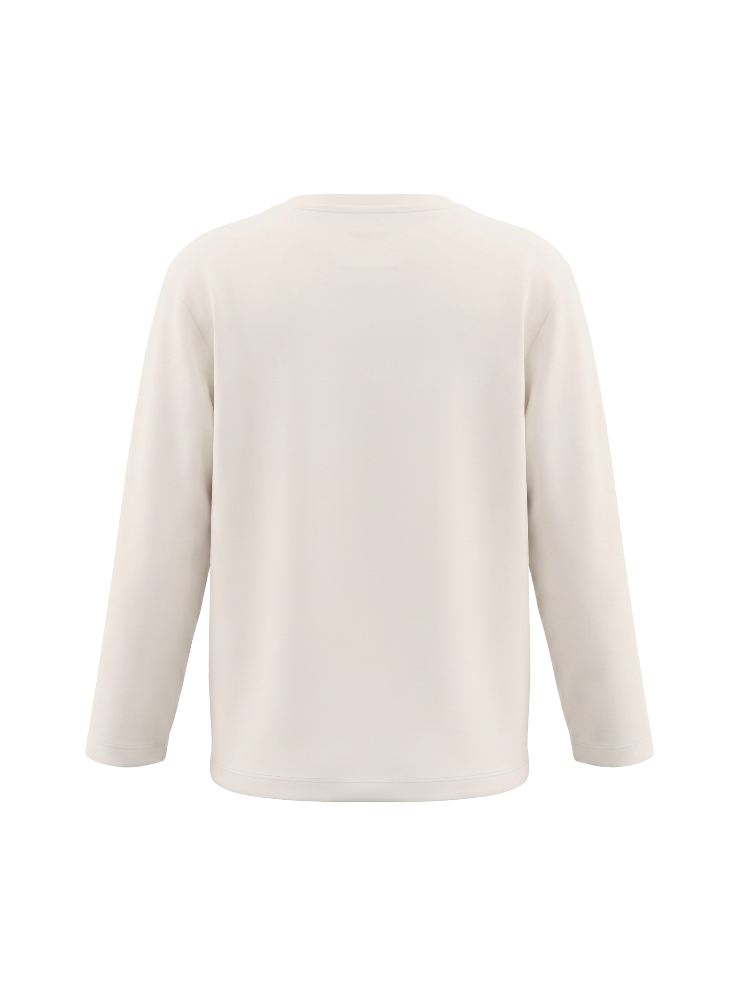 White Pocket Teddy | Majica dugih rukava za djevojčice
