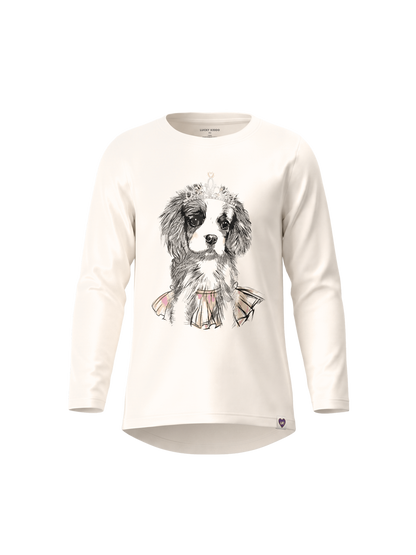 White Princess Dog | Tunika za djevojčice - klasični kroj