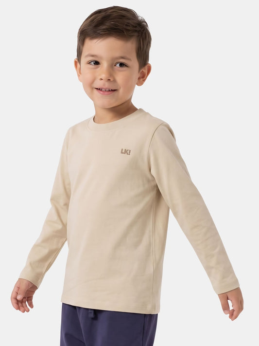 LK Beige | Majica dugih rukava za dječake