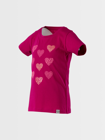 Sparkling Hearts | Majica kratkih rukava za djevojčice