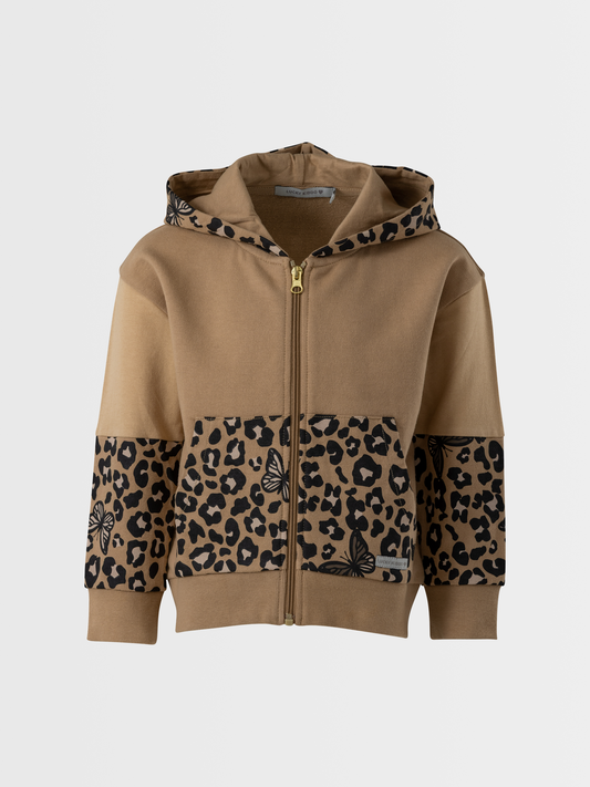 Wild Beige | Majica s kapuljačom za djevojčice