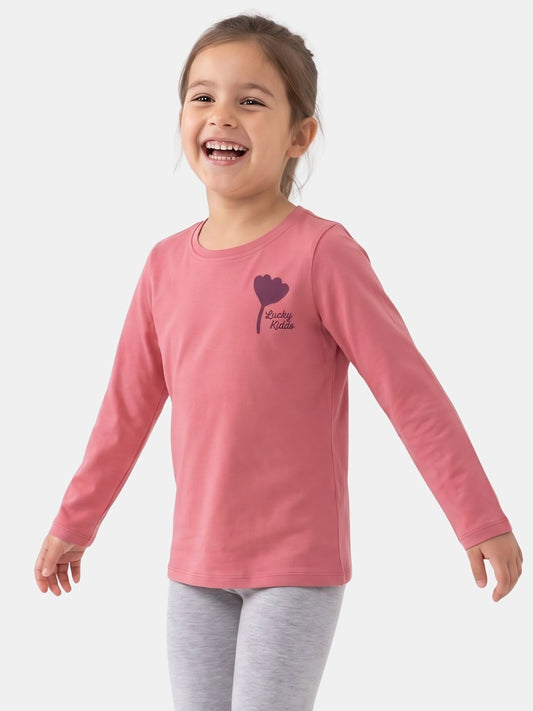 Rose Pink | Majica dugih rukava za djevojčice
