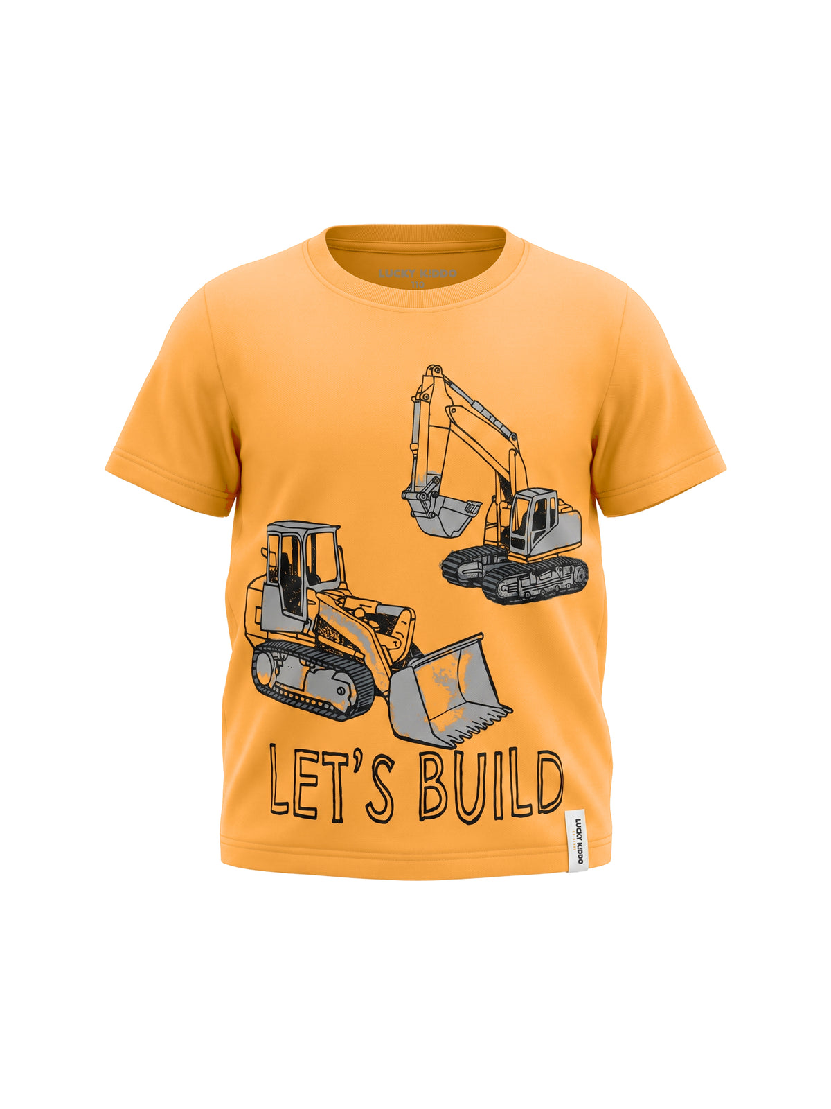 Orange Build | Majica kratkih rukava za dječake - klasični kroj
