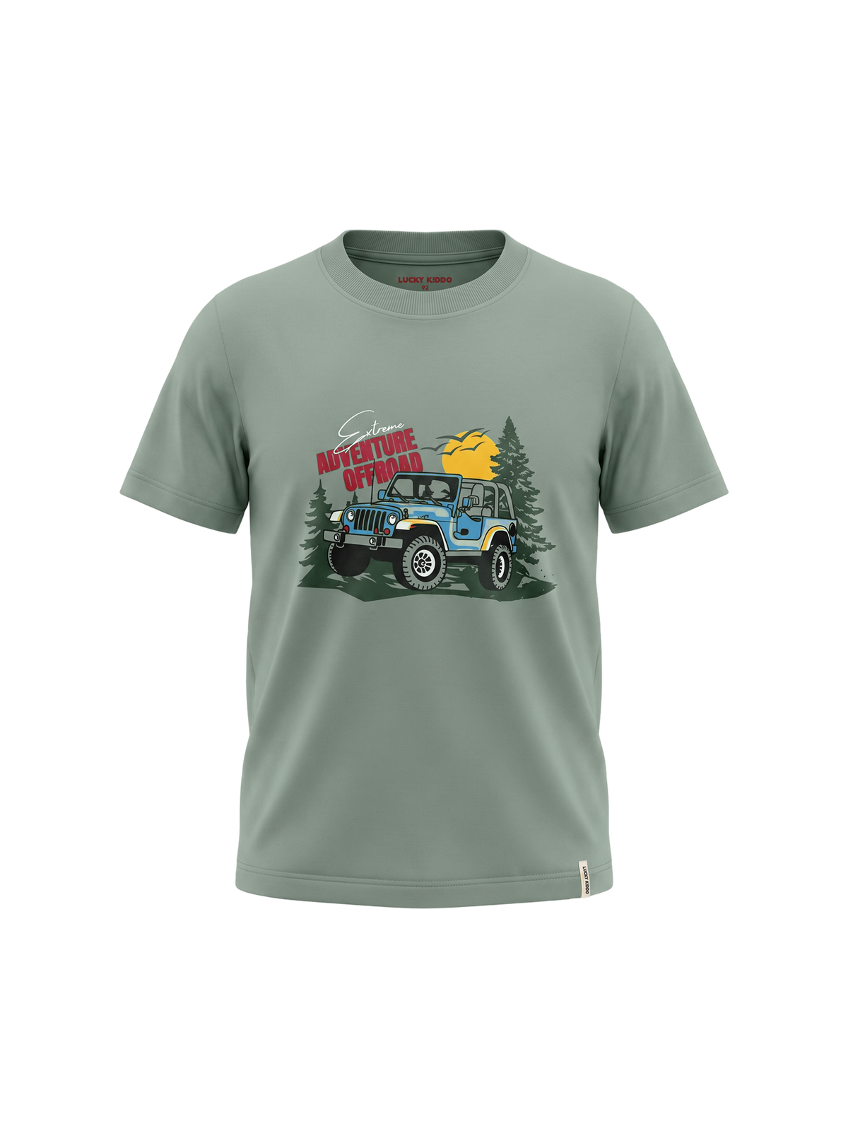 Green Offroad | Majica kratkih rukava za dječake - klasični kroj
