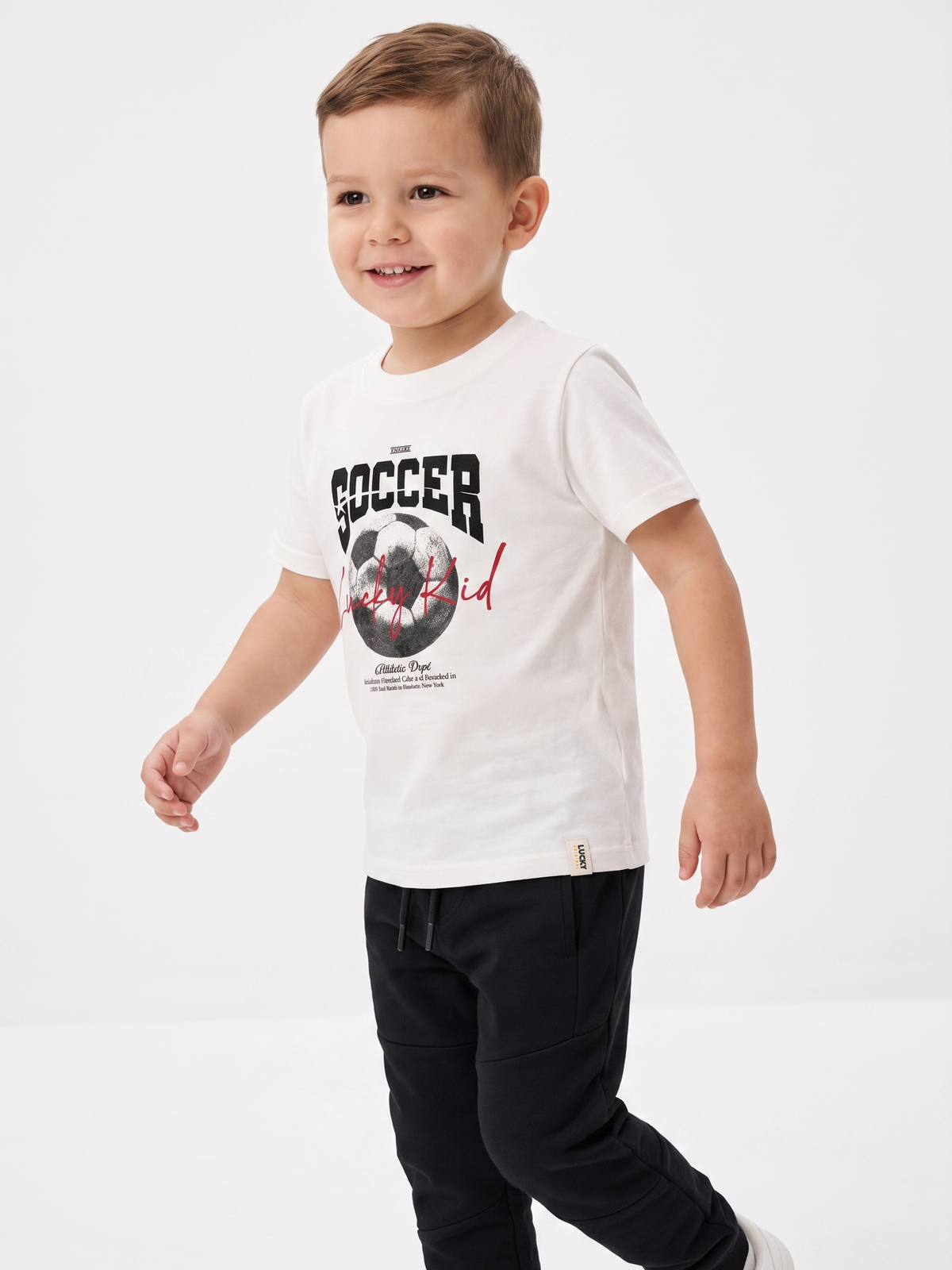 White Soccer | Majica kratkih rukava za dječake - klasični kroj