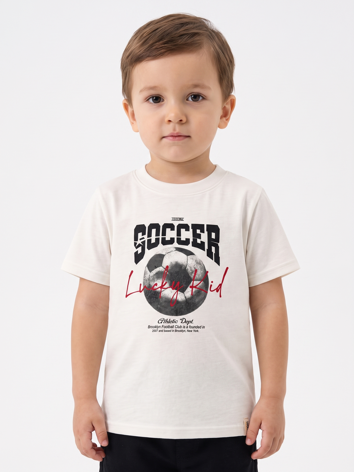 White Soccer | Majica kratkih rukava za dječake - klasični kroj