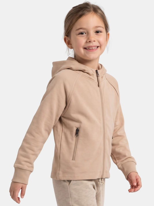 Frappe | Sweater majica s kapuljačom i patentnim zatvaračem za djevojčice