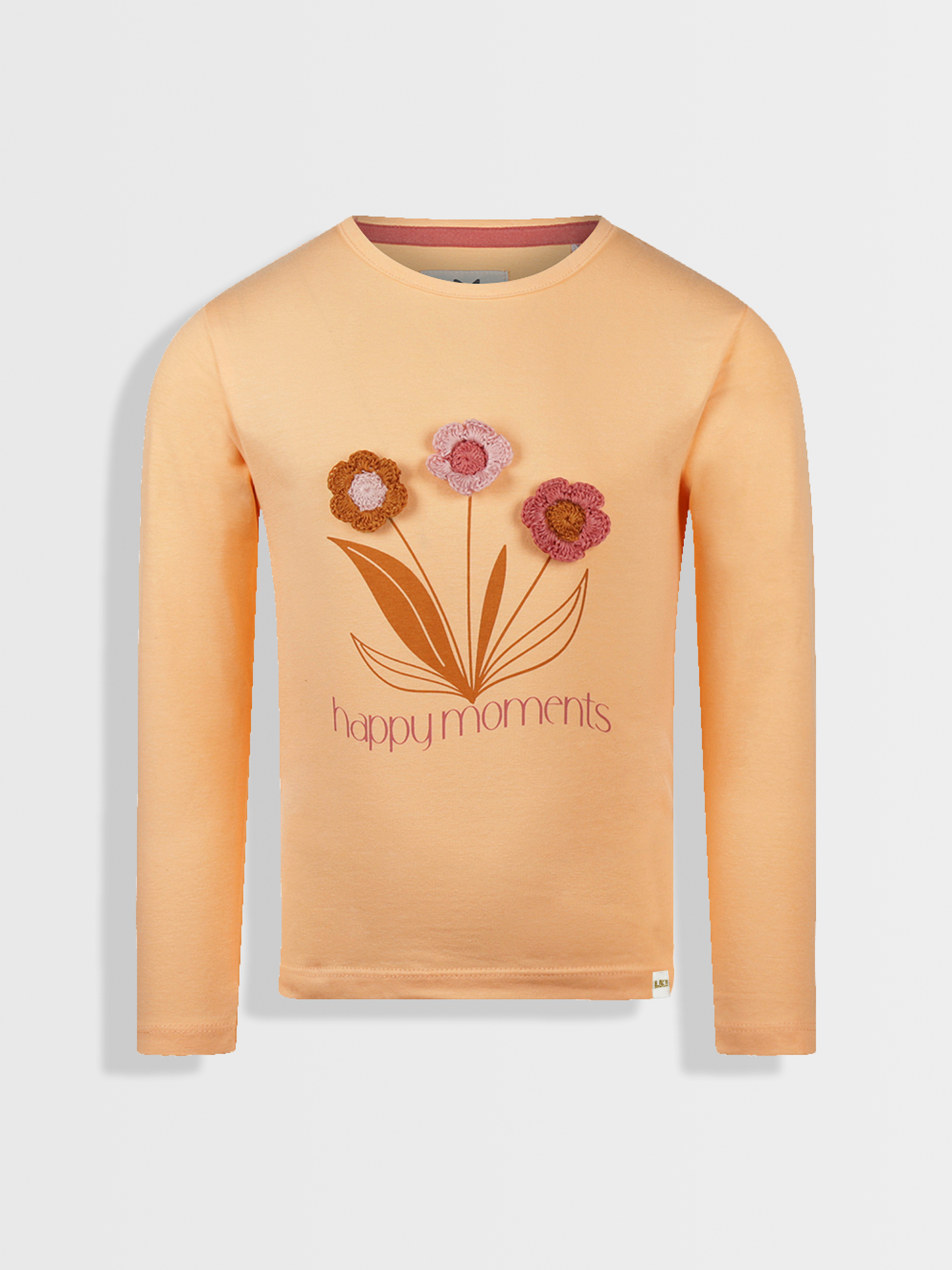 Peachy Flower | Majica dugih rukava za djevojčice
