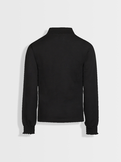 Elegant Black | Majica dugih rukava za djevojčice