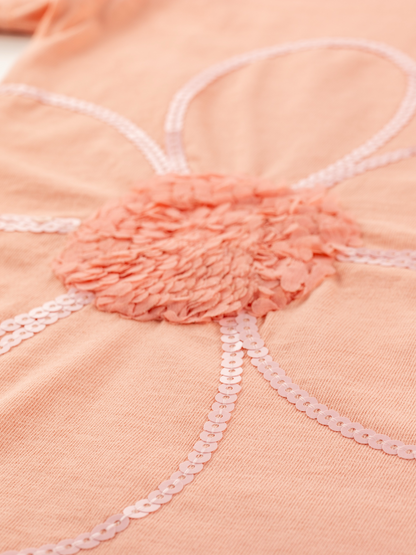 Flower Sparkle | Majica kratkih rukava za djevojčice