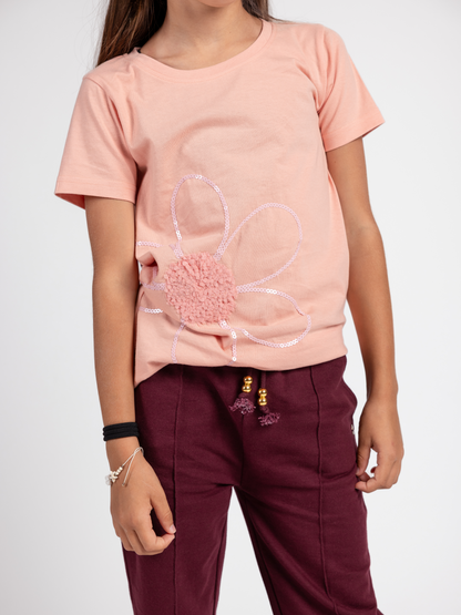 Flower Sparkle | Majica kratkih rukava za djevojčice