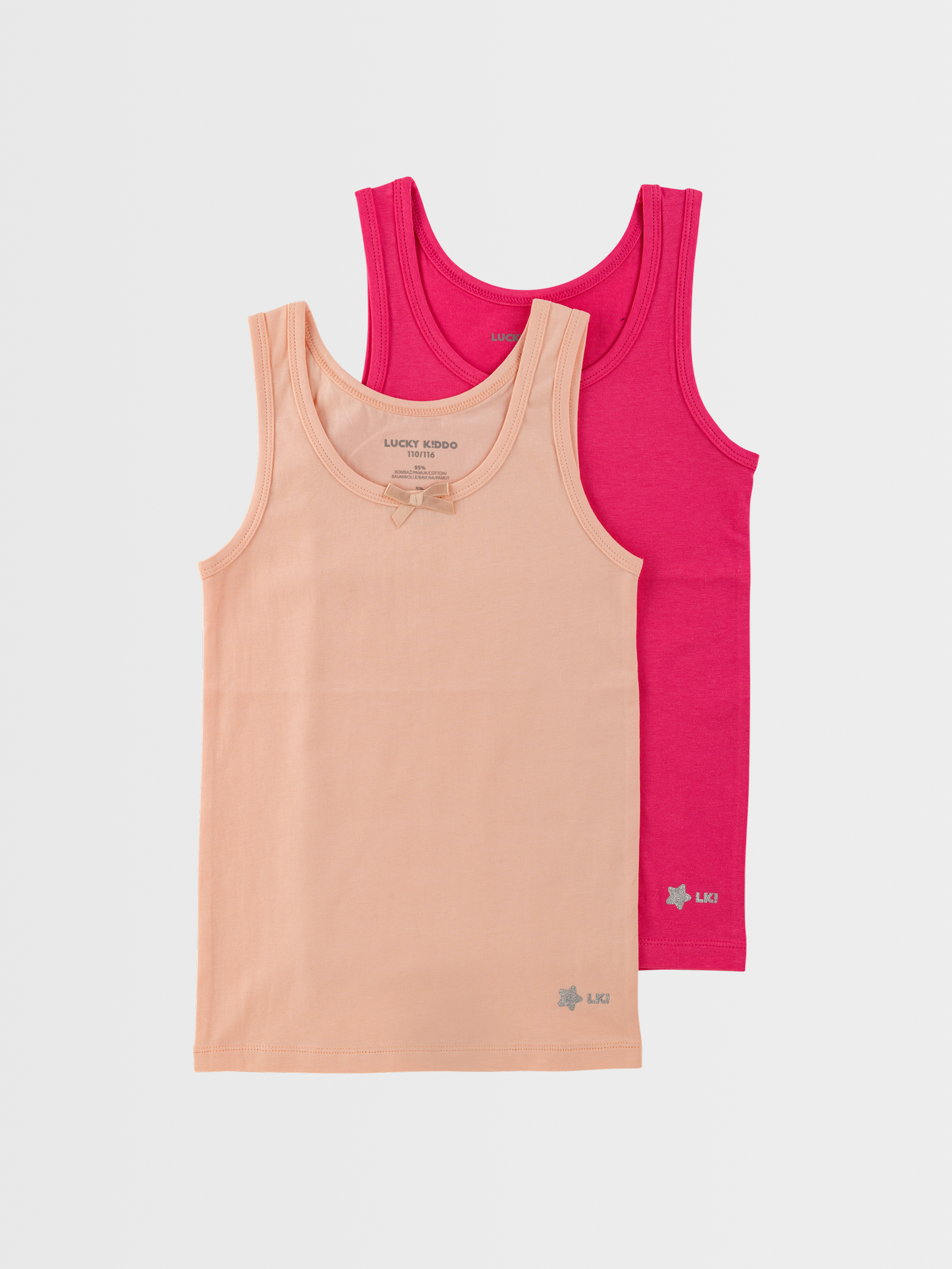 Roza + pink | Djevojačka potkošulja (2x)