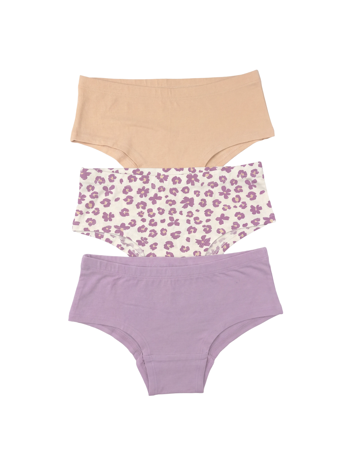 Lilac Flowers | Hipster gaćice za djevojčice (3x)