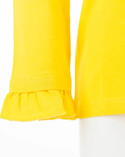 Majica dugih rukava za djevojčice | Enchated Unicorn Yellow